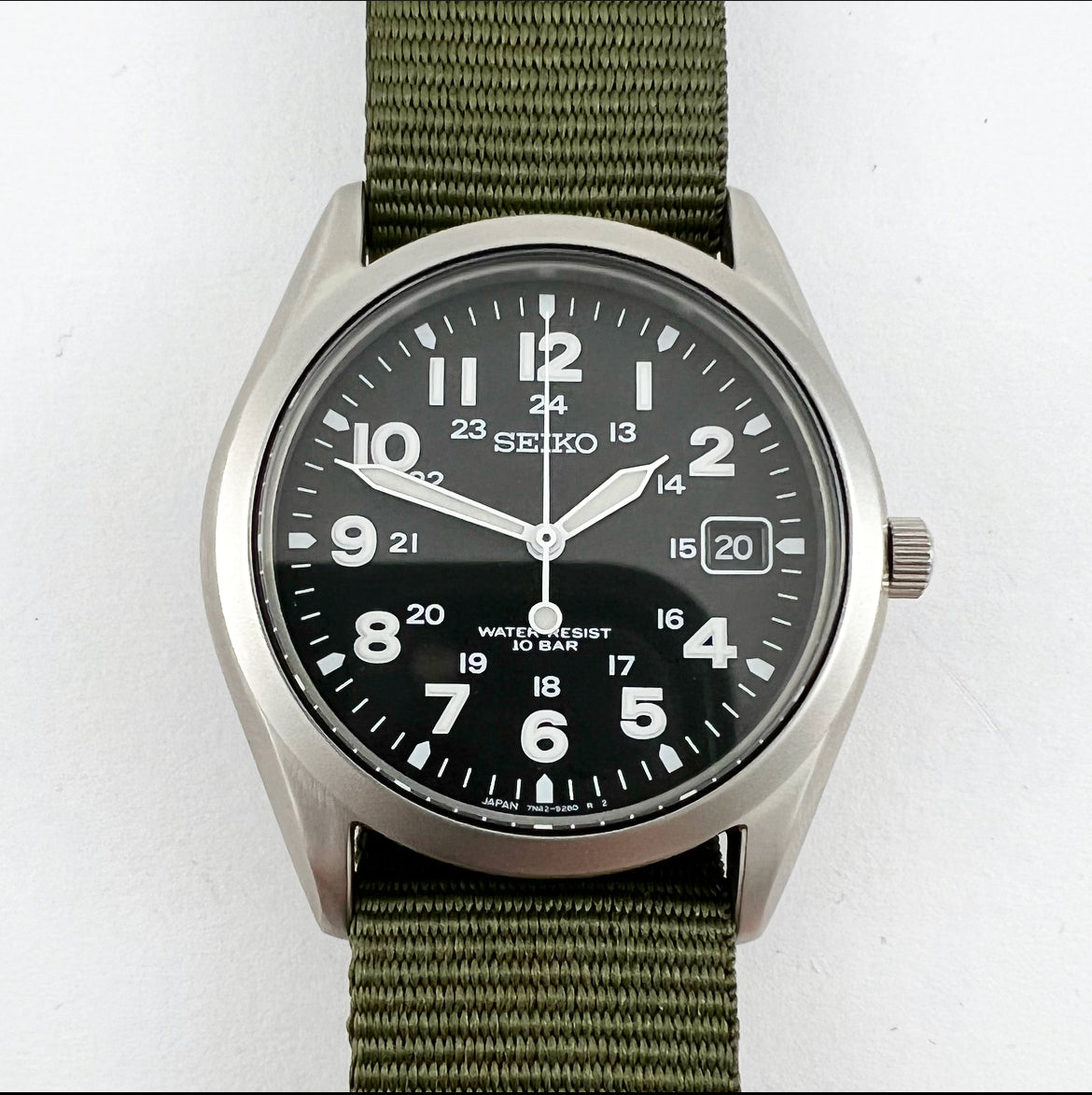 2004 Seiko 7N42-8260 Military Quartz – Mornington Watches