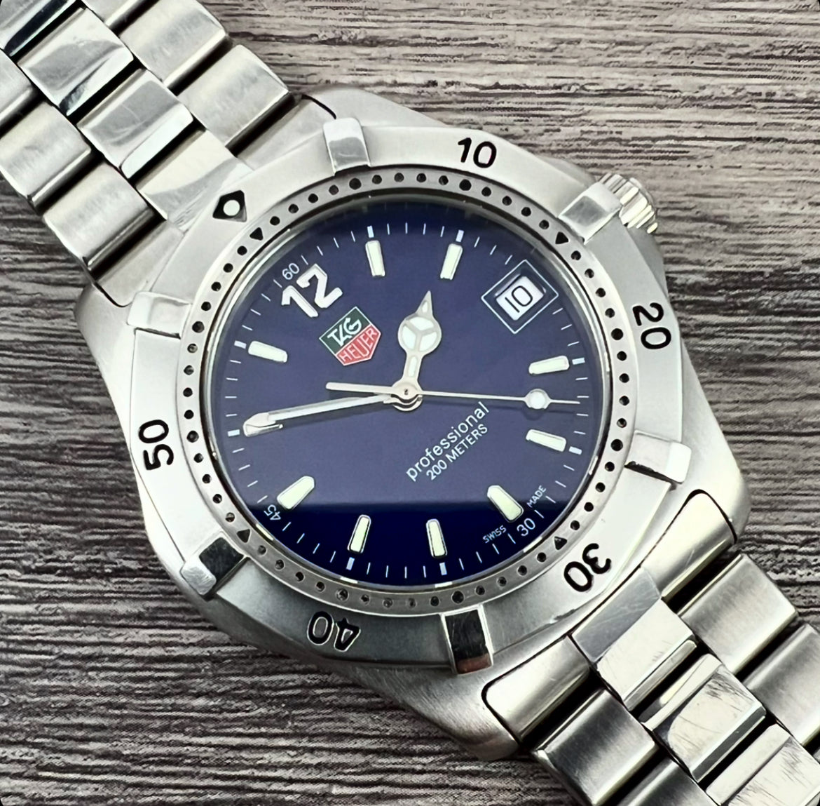 2000s Tag Heuer Professional 2000 Quartz WK1113-0 (Full Set