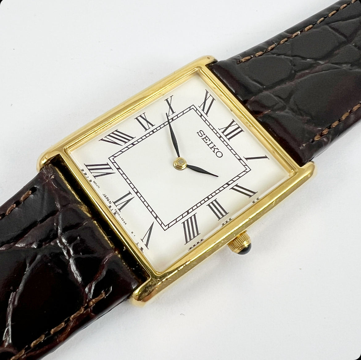 2002 Seiko 'Tank' 7N00-5C70 Quartz – Mornington Watches