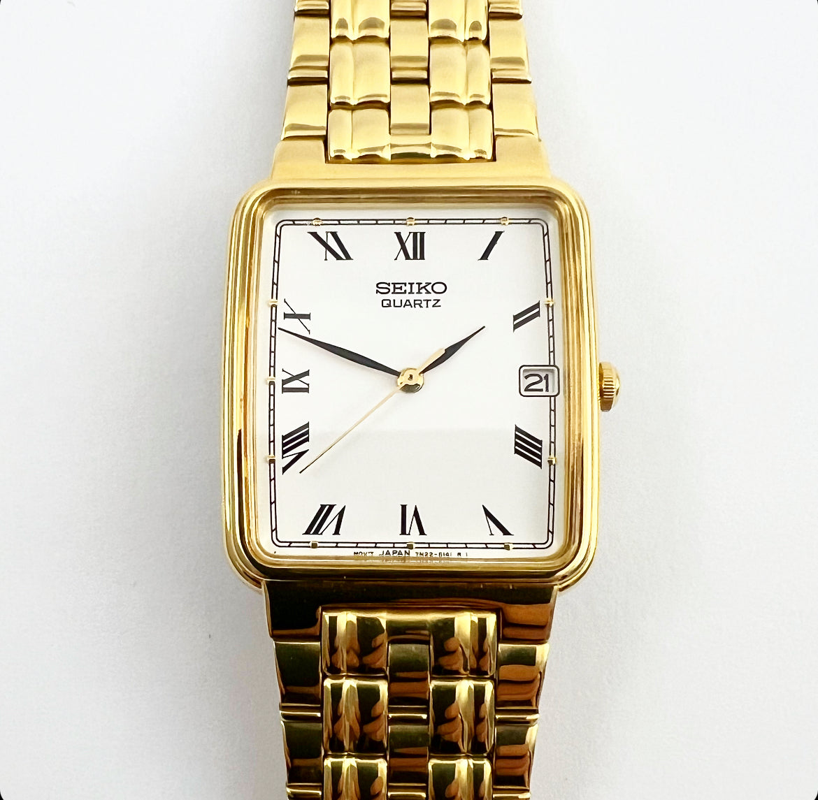 1993 Seiko 'Tank' 7N22-5091 Quartz – Mornington Watches