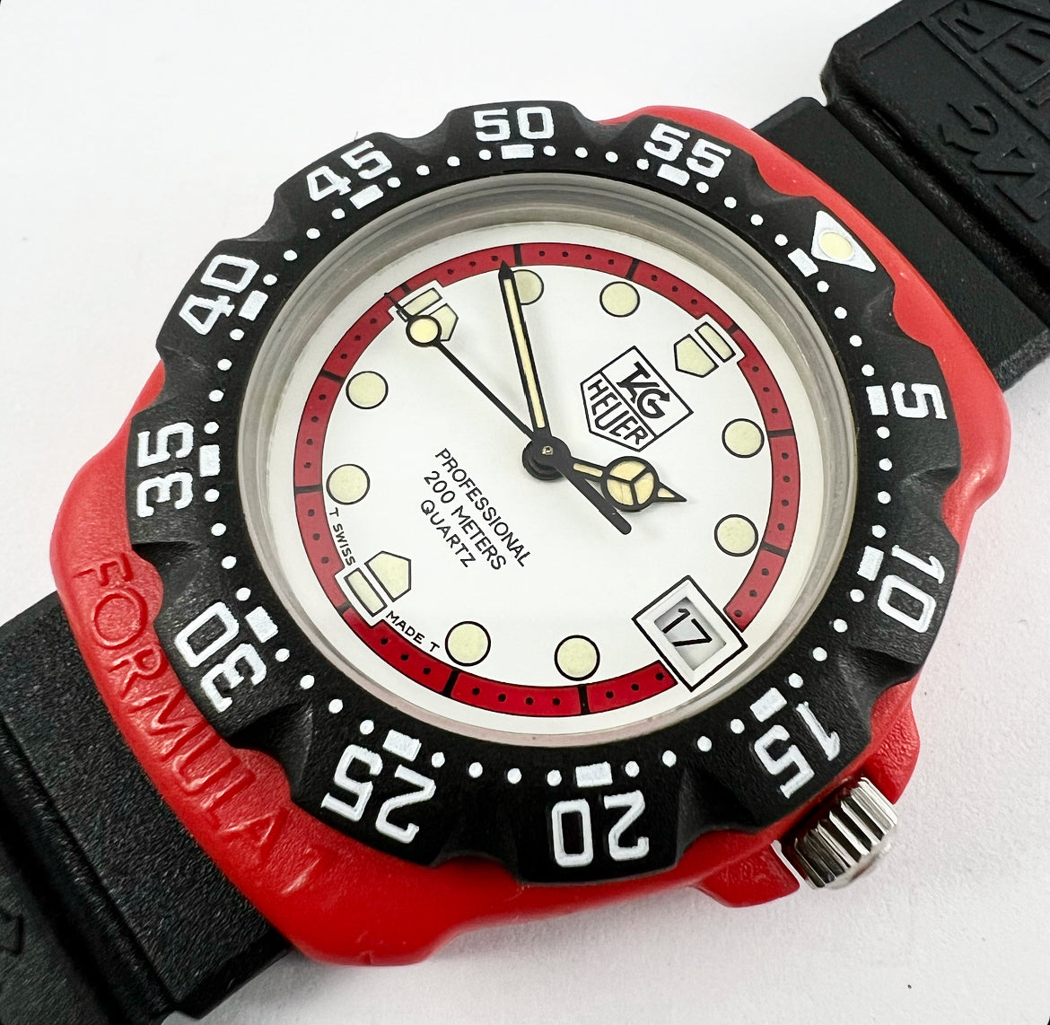 TAG Heuer Watch Quartz Watch Model Formula hotsell 1 Professional 365.508 RED