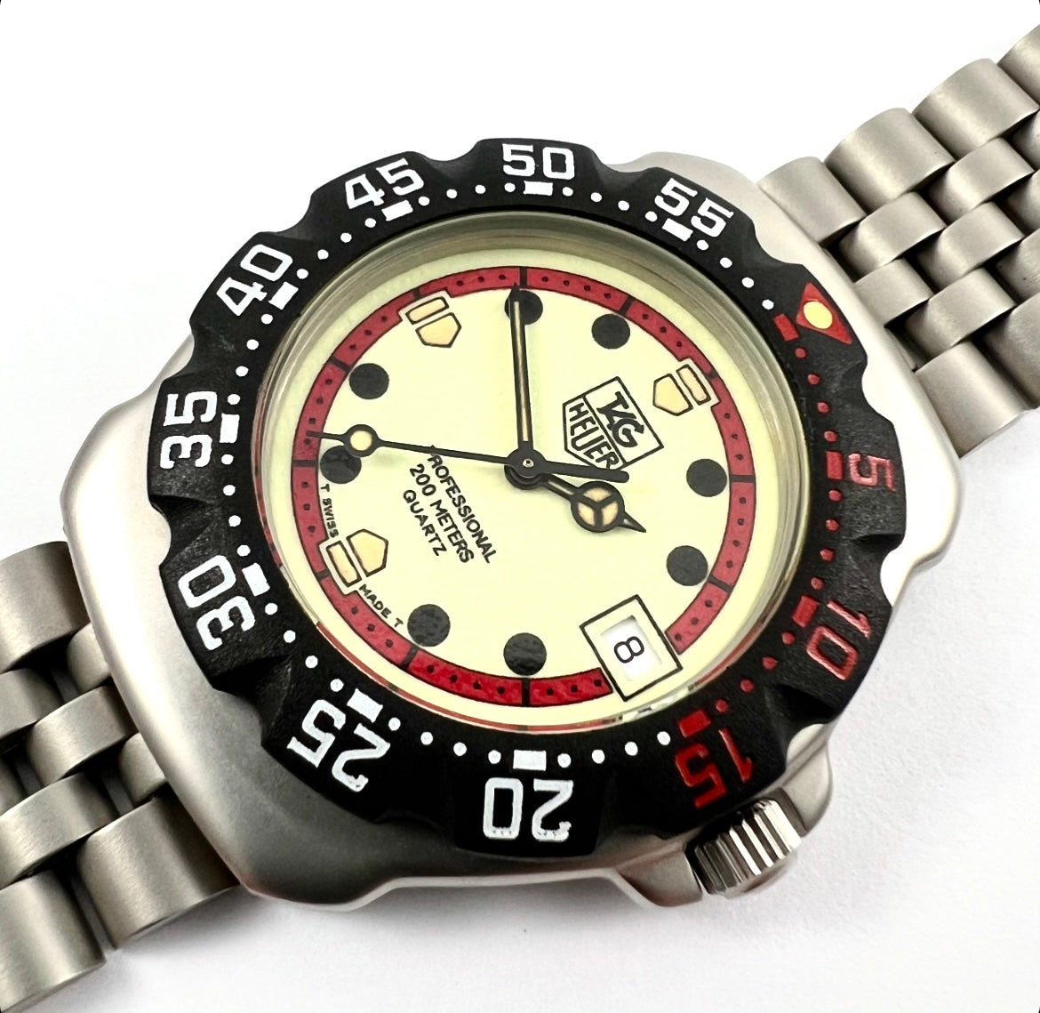 TAG HEUER Formula 1 200m クォーツ 1996 Tag Heuer Professional Formula 1 Quartz Unisex WA1211 (Full