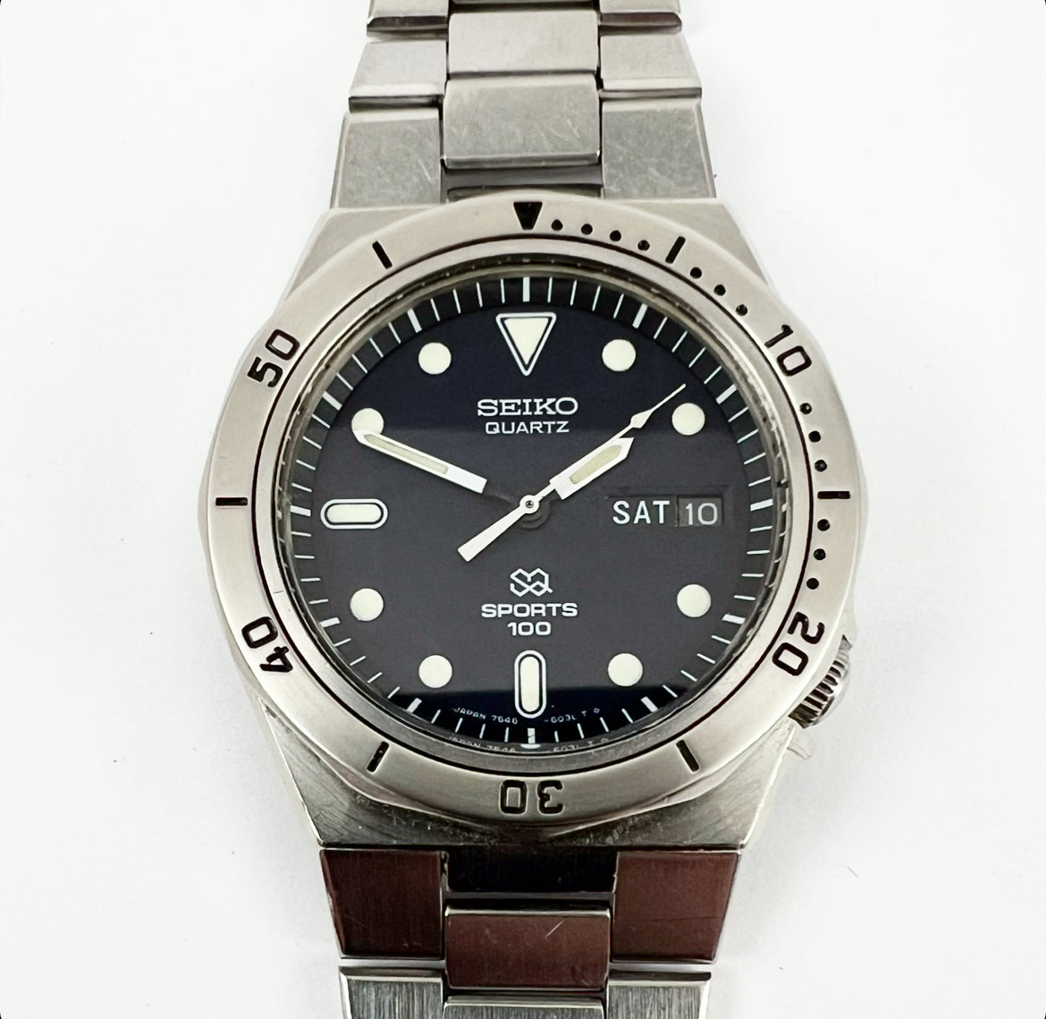 1978 Seiko SQ Sports 100 7546-6030 Quartz – Mornington Watches