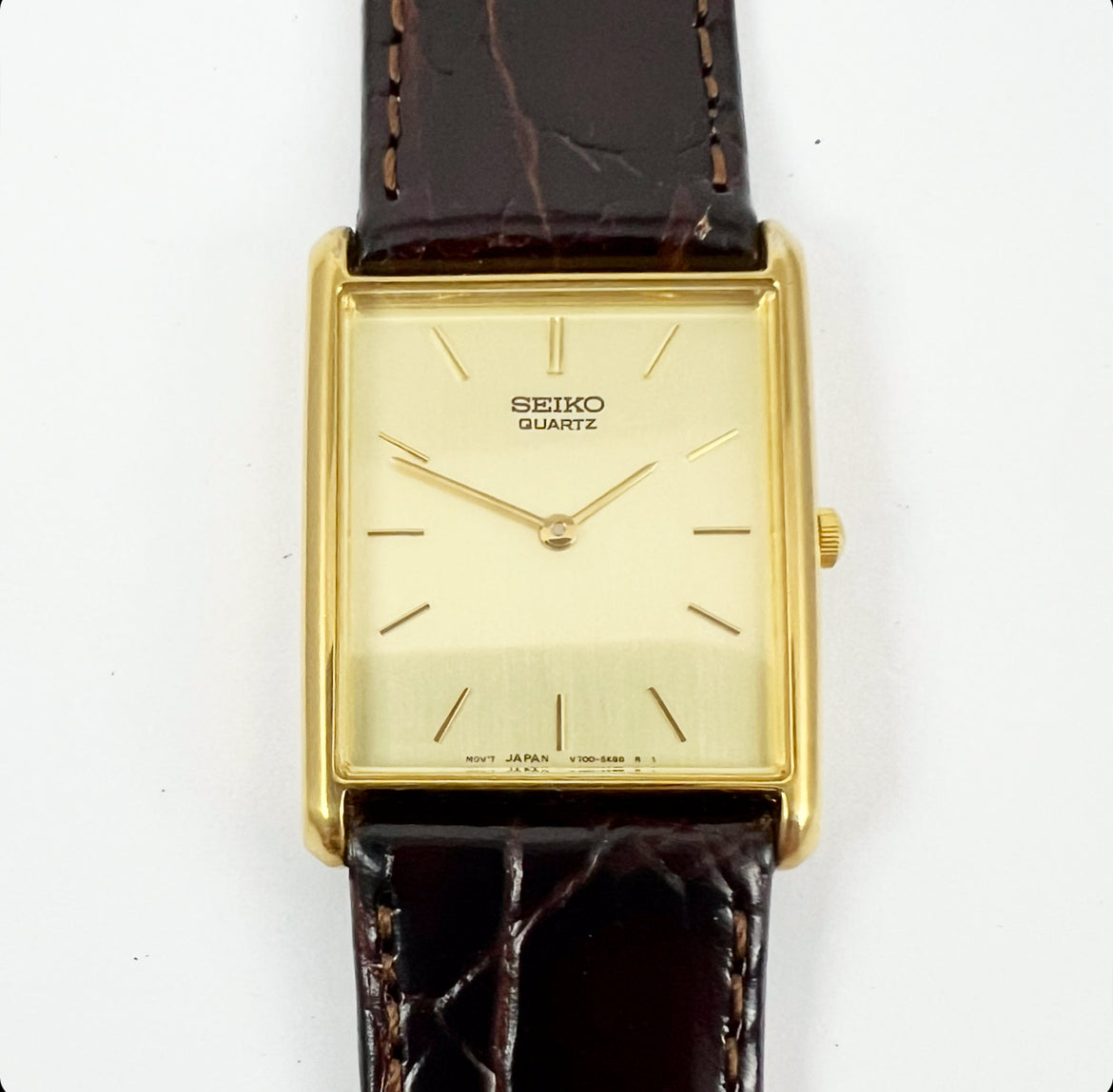 1999 Seiko 'Tank' V700-5K30 Quartz – Mornington Watches