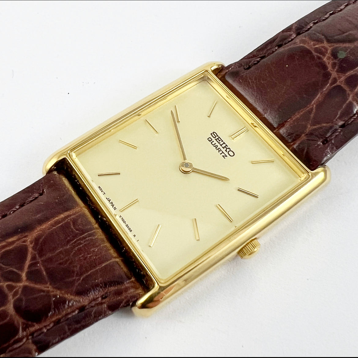 1999 Seiko 'Tank' V700-5K30 Quartz – Mornington Watches