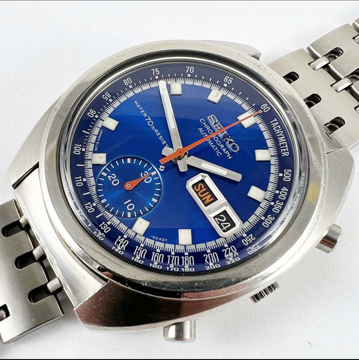 1971 Seiko 6139-6012 'Blue Bruce Lee' Automatic Chronograph – Mornington  Watches