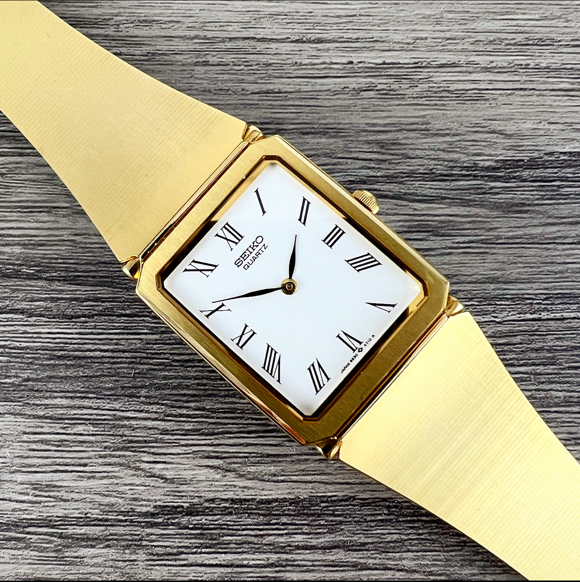山水86 1986 Seiko 'Tank' 6530-5840 Quartz – Mornington Watches
