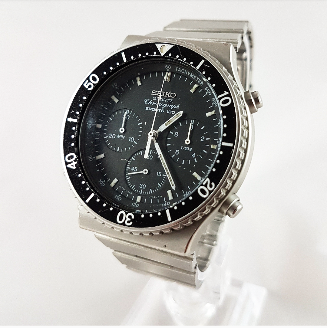 1983 Seiko 100 Quartz Chronograph 7A28-7040 – Mornington Watches