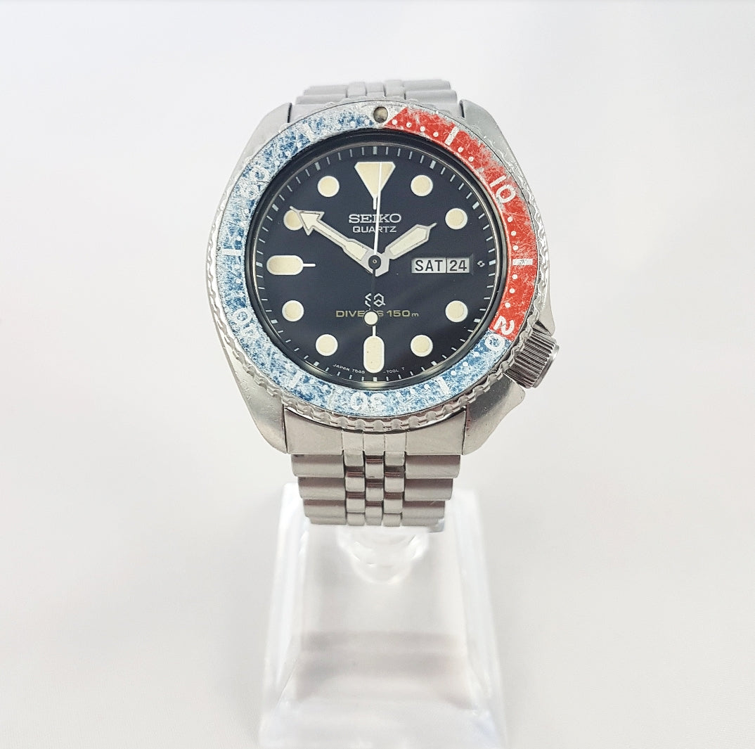 1978 Seiko SQ Quartz Divers 150m 7548-700B – Mornington Watches