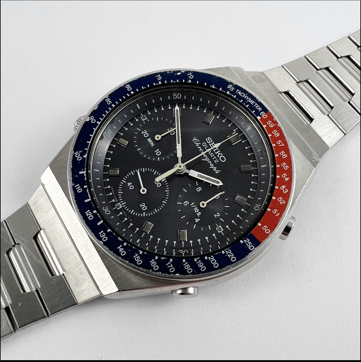 1982 Seiko SQ 7A28-703A Quartz Chronograph – Mornington Watches
