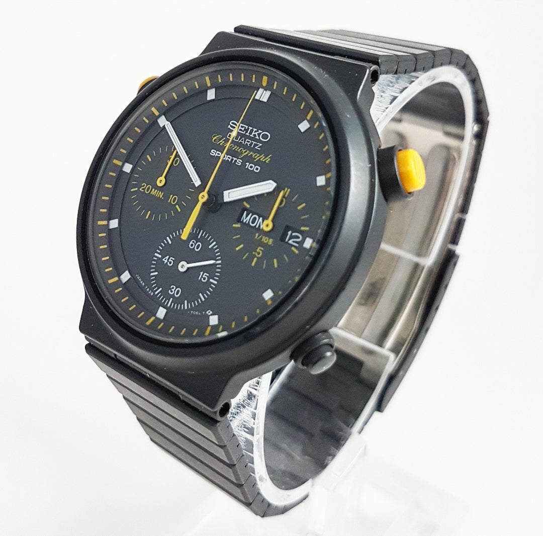 Omkreds panik Konkurrencedygtige 1984 Seiko SQ Sports 100 7A38-704B Quartz Chronograph – Mornington Watches
