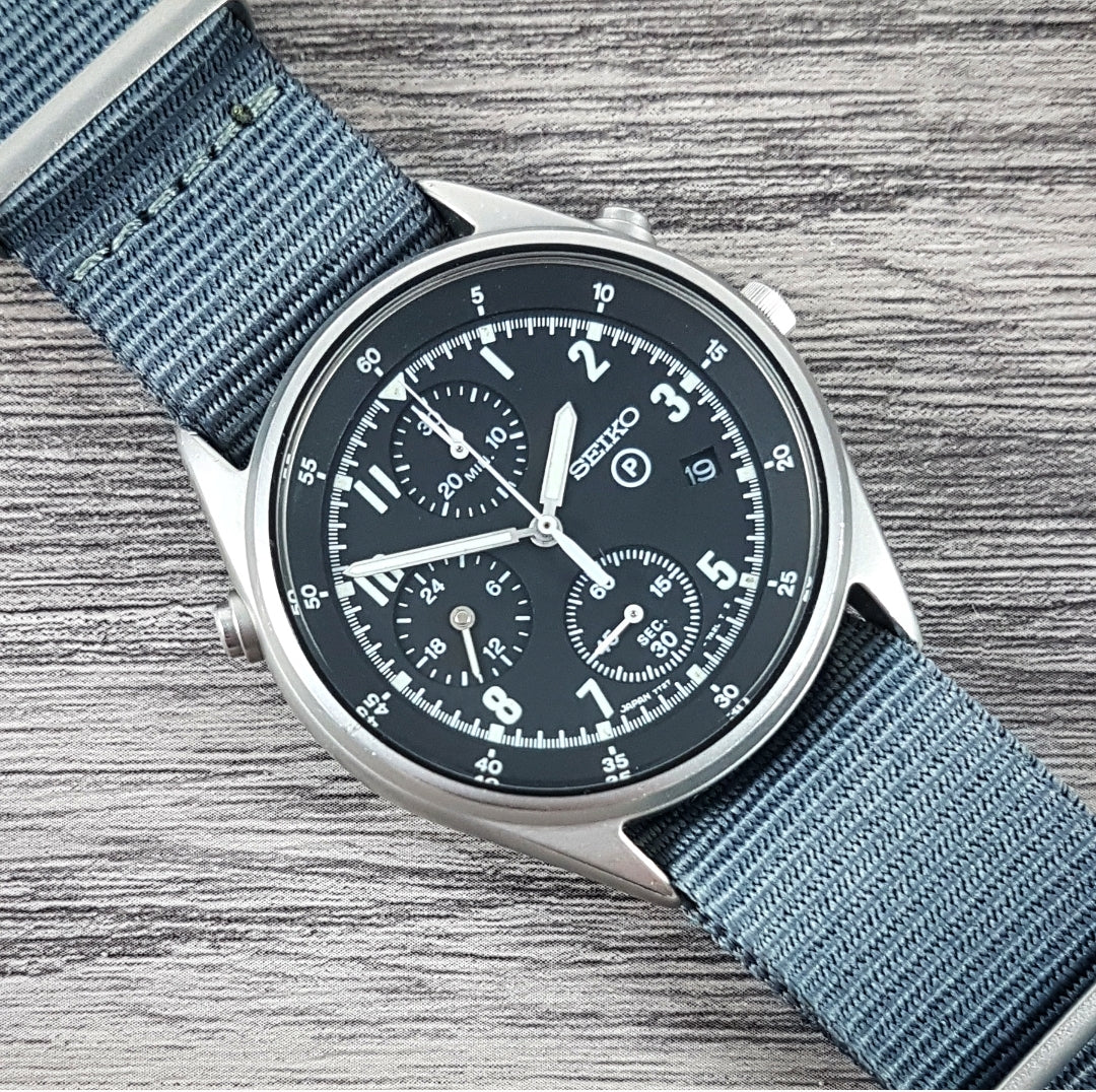 Cinturino Di Ricambio Per Orologi Militari Seiko GEN2 E GEN1, Colore Originale, Robusto