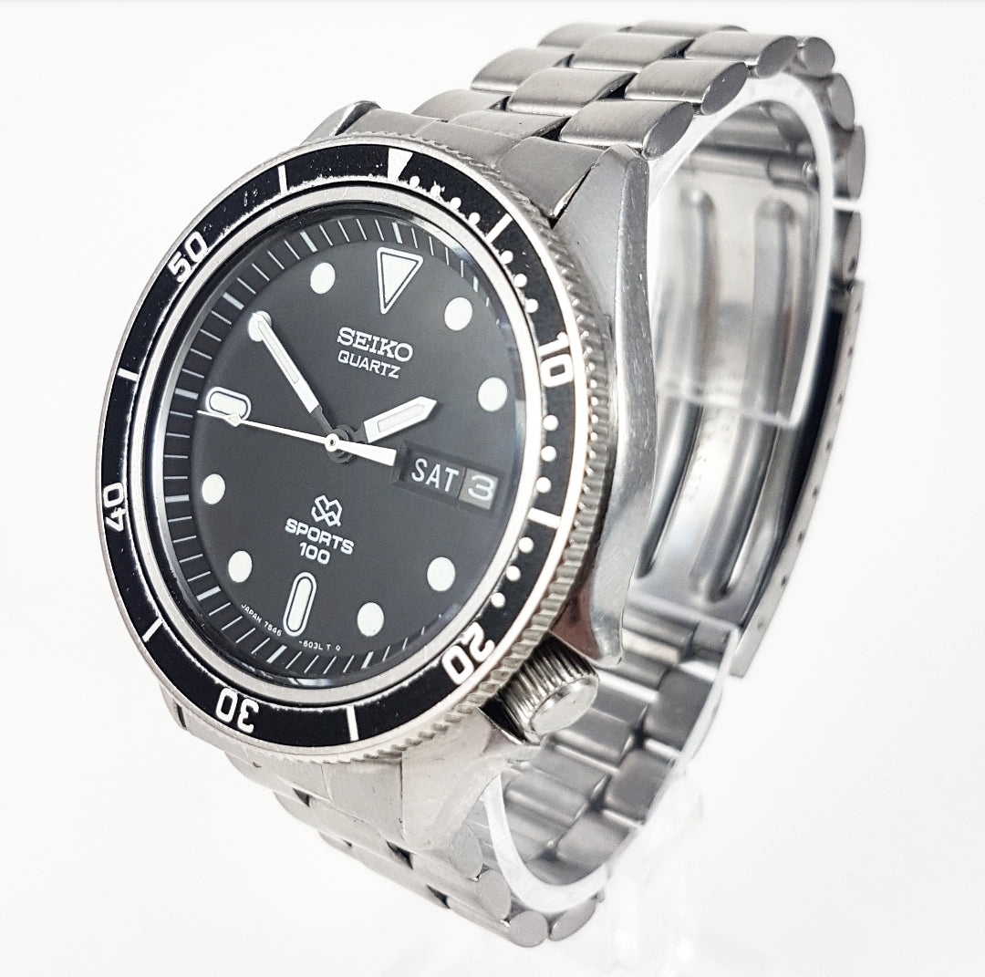 1979 Seiko SQ Sports 100 7546-604a Quartz – Mornington Watches