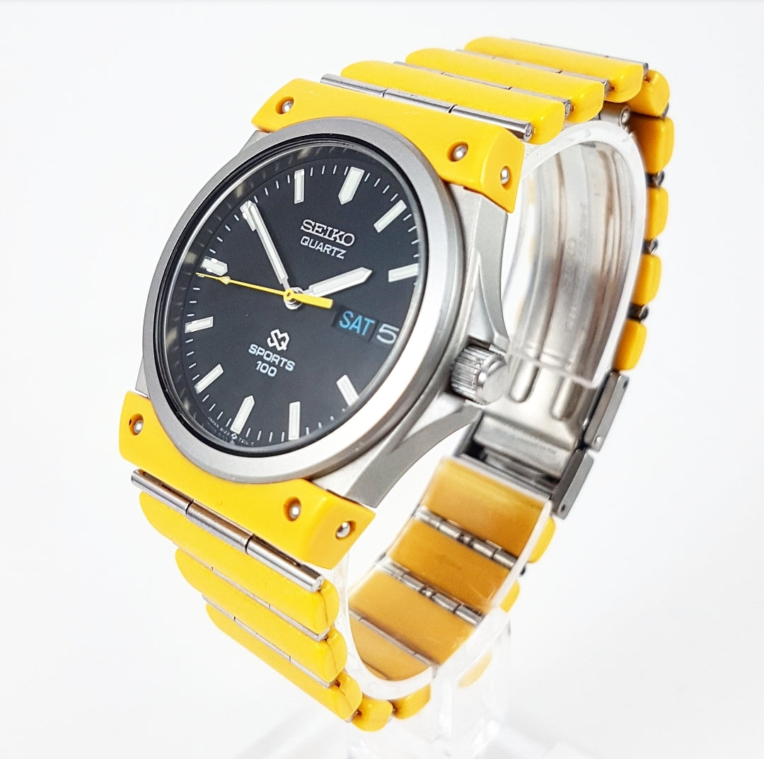 1984 Seiko SQ Sports 100 'Banana' 8123-7140 Quartz – Mornington