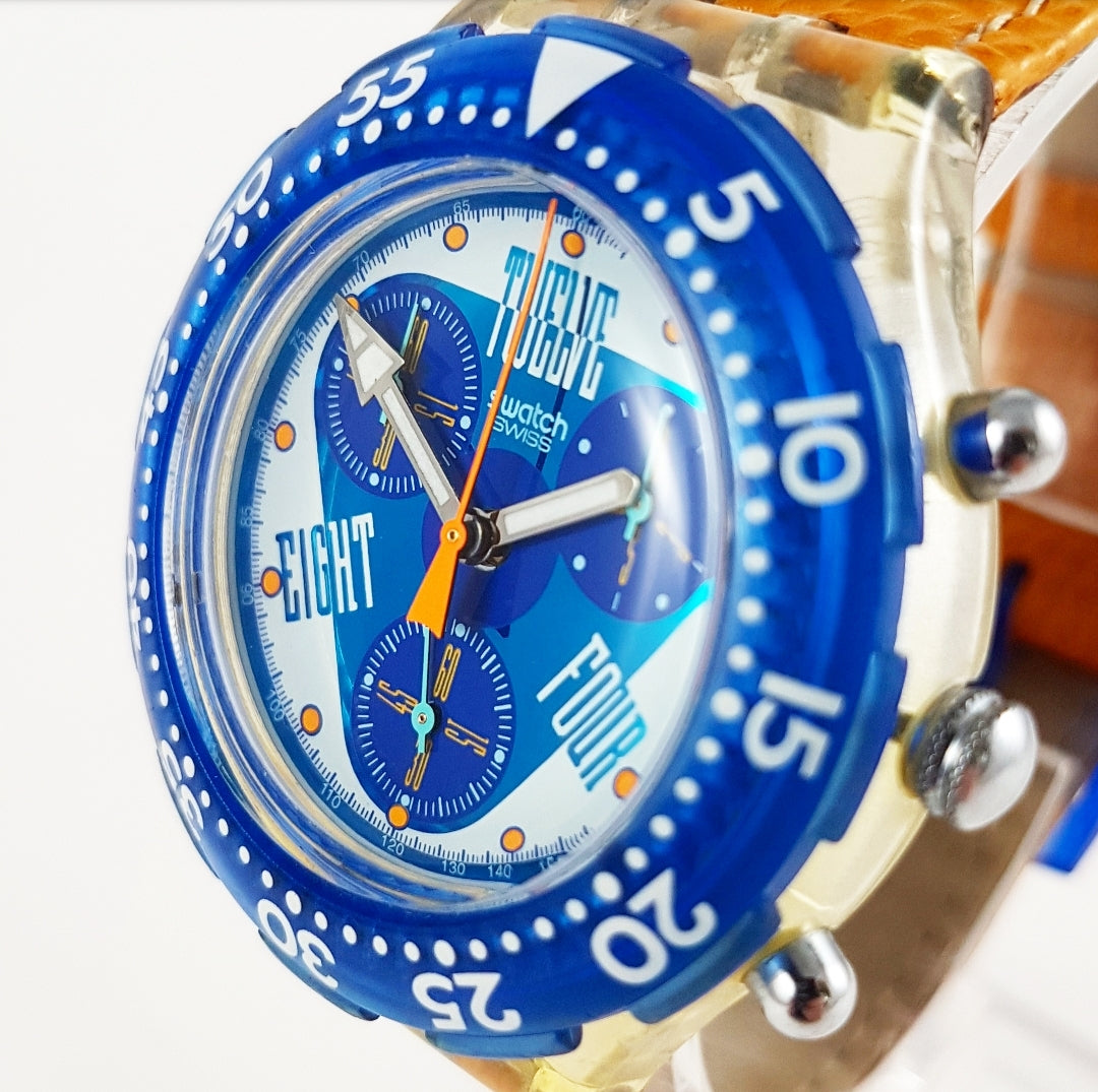 1995 Swatch Aquachrono 'Orange Juice' Quartz Chronograph