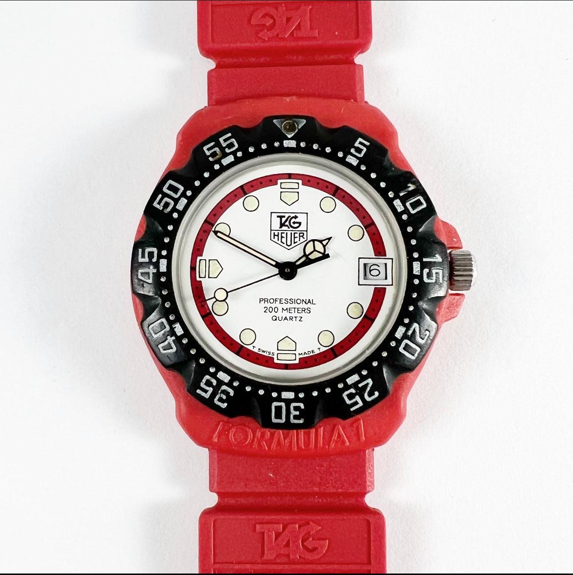 売れ筋新商品 Formula Professional Heuer Tag 1980s 1 385.513 Quartz 時計