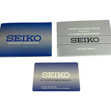 2012 Seiko Alarm Chronograph V172-0AG0 Solar