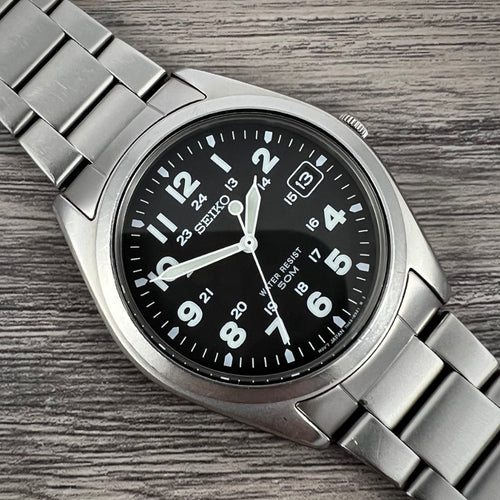 2002 Seiko 7N42-8070 Military Quartz