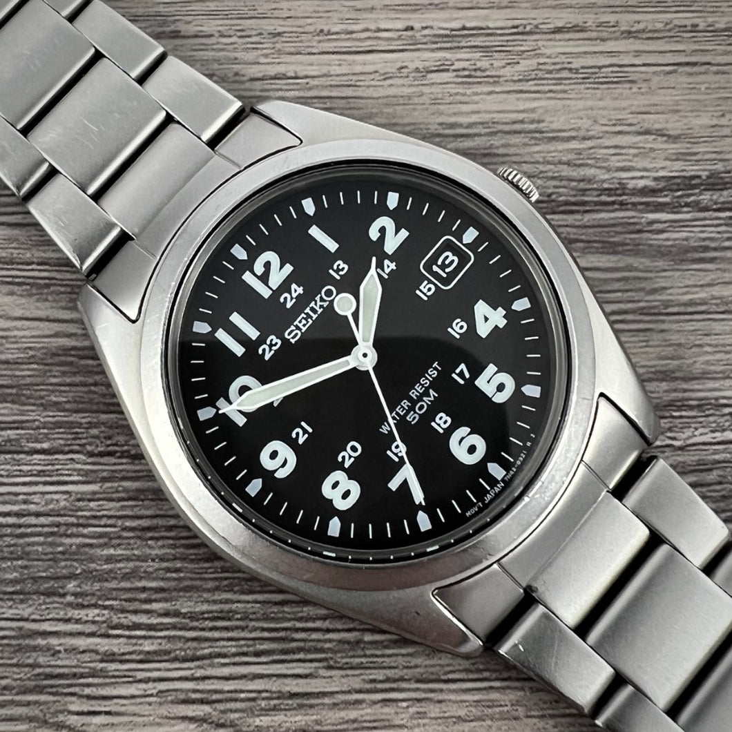 2002 Seiko 7N42-8070 Military Quartz