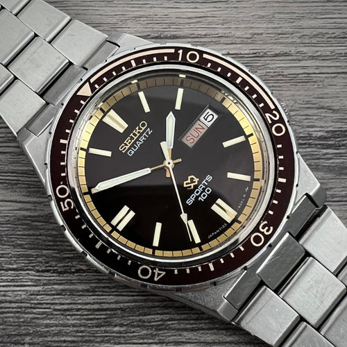 1979 Seiko Quartz SQ Sports 100 7123-823B ‘Root Beer’