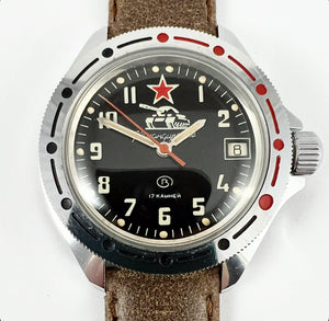 1980s Vostok Komandirskie Soviet Military Watch (Manual Wind)