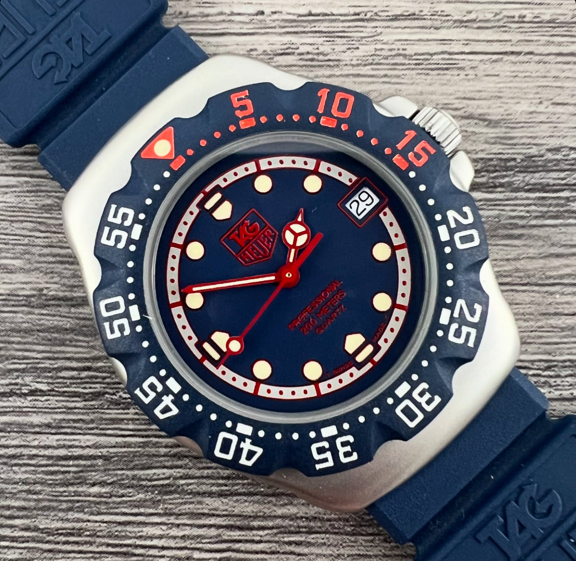 1993 Tag Heuer Professional Formula 1 Quartz Unisex WA1210 (Full