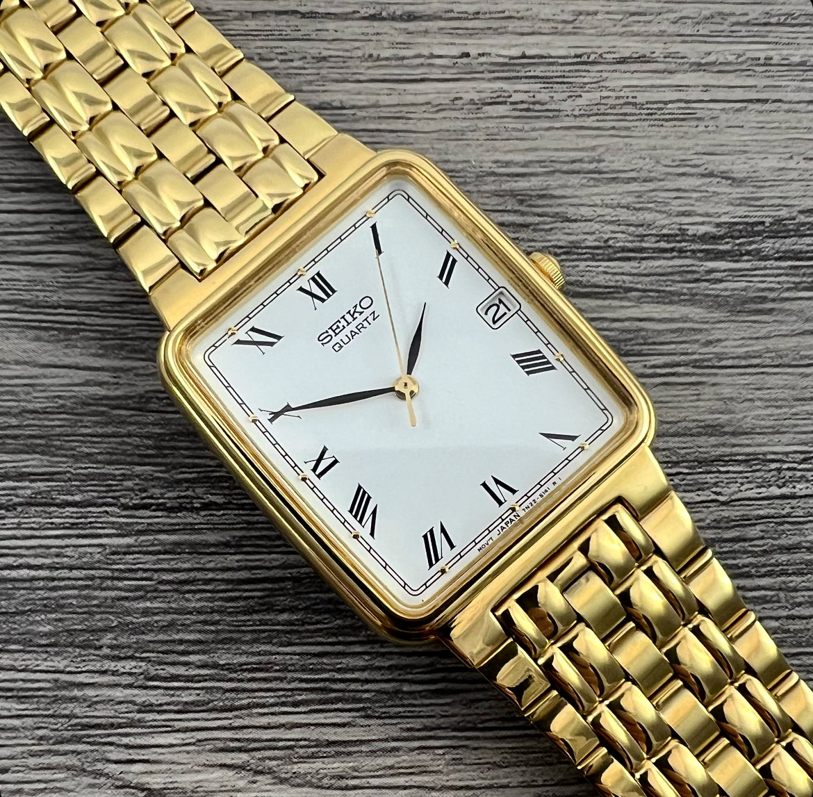 1993 Seiko 'Tank' 7N22-5091 Quartz – Mornington Watches