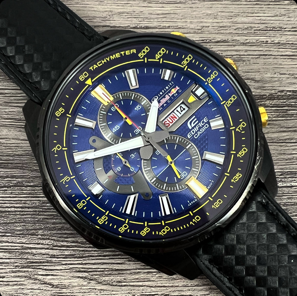 CASIO EDIFICE EFR-537RB INFINITI Red Bull RACING Men's Watch