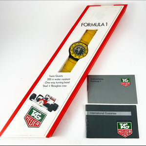 1991 Tag Heuer Professional Formula 1 Quartz Unisex 380.513/1 (Full Set)