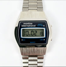 1980s Montine International Quartz LCD