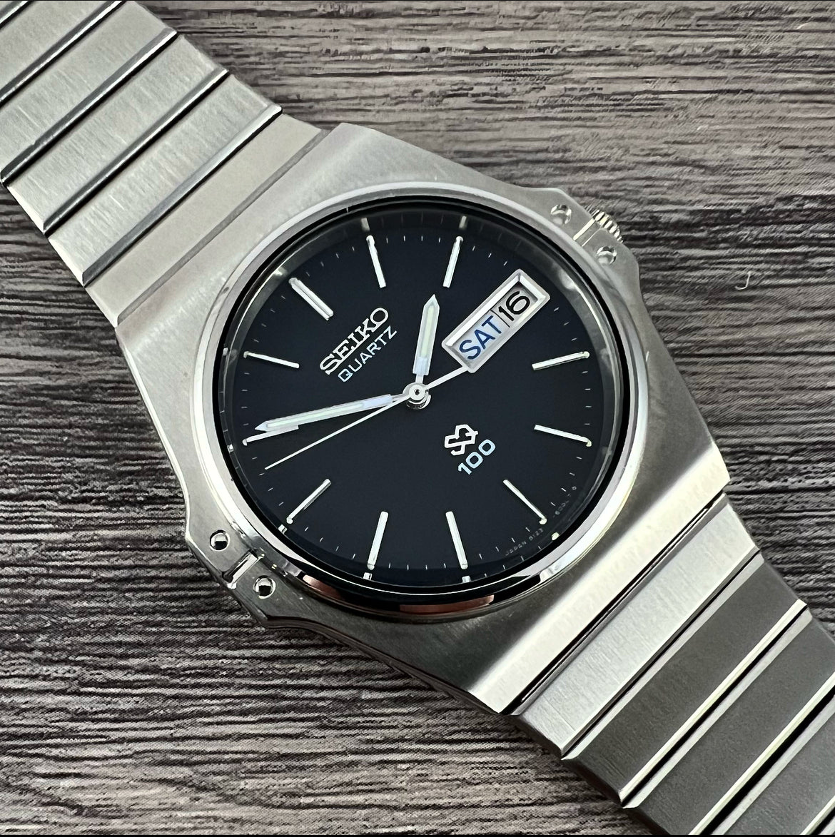 1982 Seiko SQ 100 8123-6000 'Nautilus' Quartz – Mornington Watches