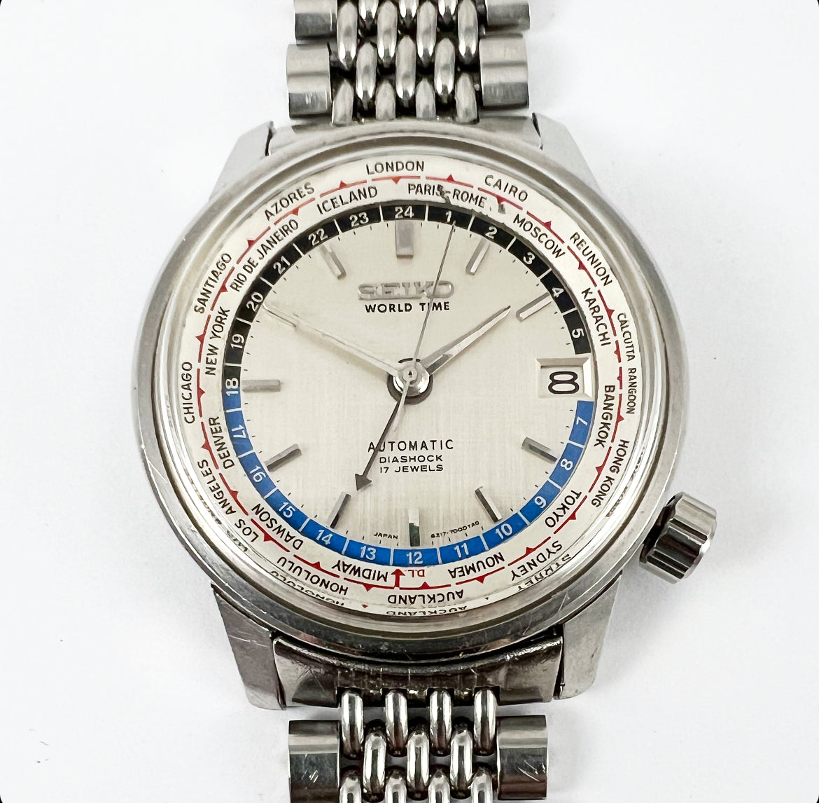 1964 Seiko Olympics World Time 6217-7000 Automatic – Mornington Watches