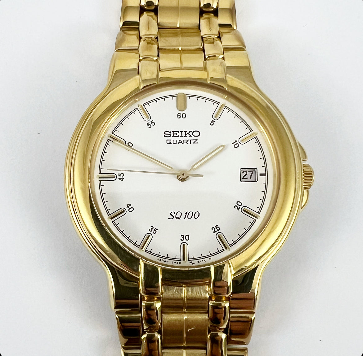 1990 Seiko SQ 100 5Y22-7A40 Quartz – Mornington Watches