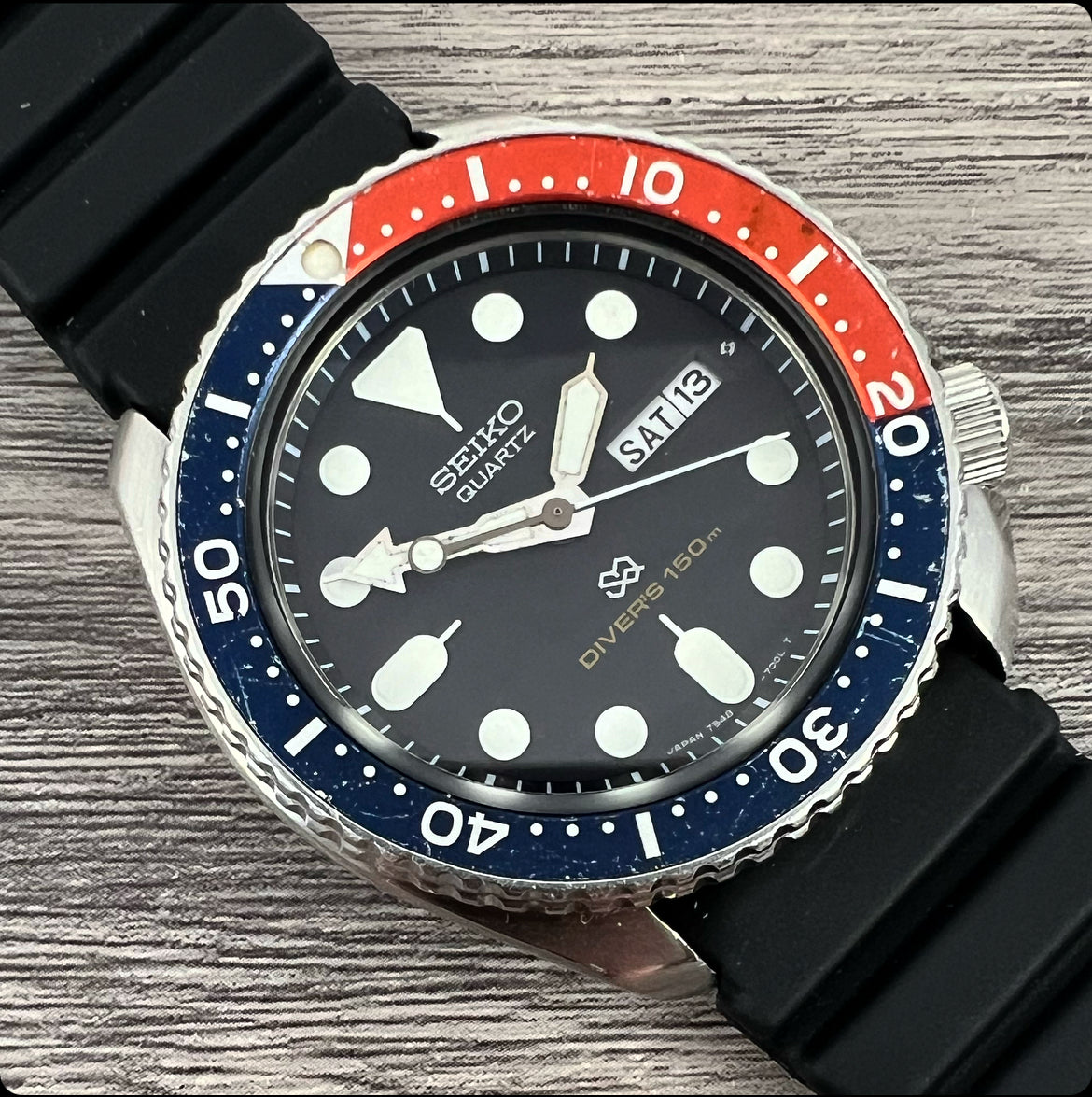 【空瓶】 1983 Seiko SQ 7548-700B Quartz Divers 150m – Mornington Watches