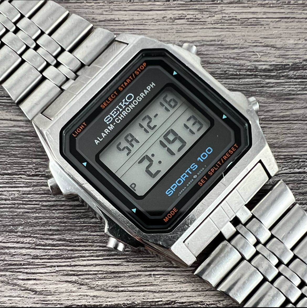 1986 Seiko SQ Sports 100 A904 509A LCD Quartz Mornington Watches