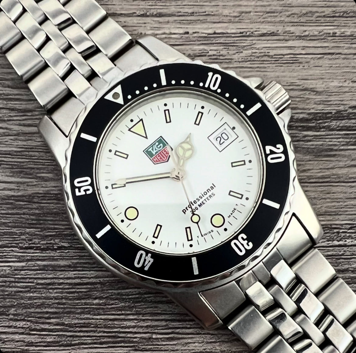 1996 Tag Heuer 1500 Professional Quartz WD1213 G 20 Mornington