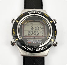 1994 Seiko Scuba Air Diver's 200M S800-0019 LCD Quartz