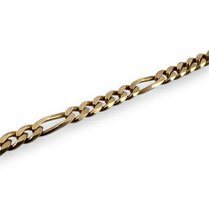 Figaro Curb Chain 4.1mm - 9ct Yellow Gold - 18.25"