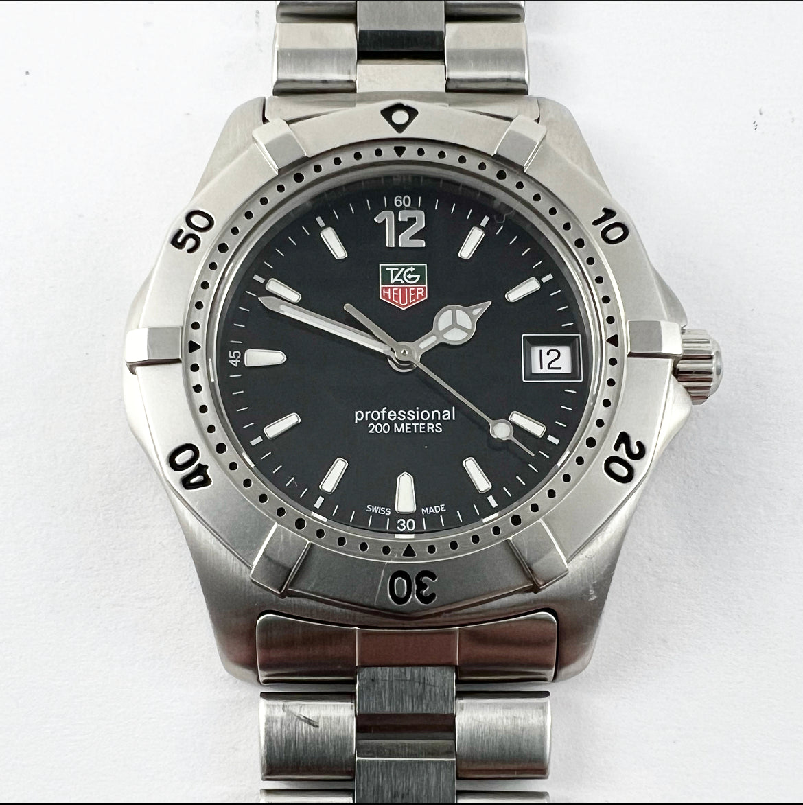 2000s Tag Heuer 2000 Professional Quartz WK1110-1 (Full Set ...