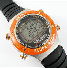 1993 Seiko Scuba Air Diver's 200M S800-0010 LCD Quartz