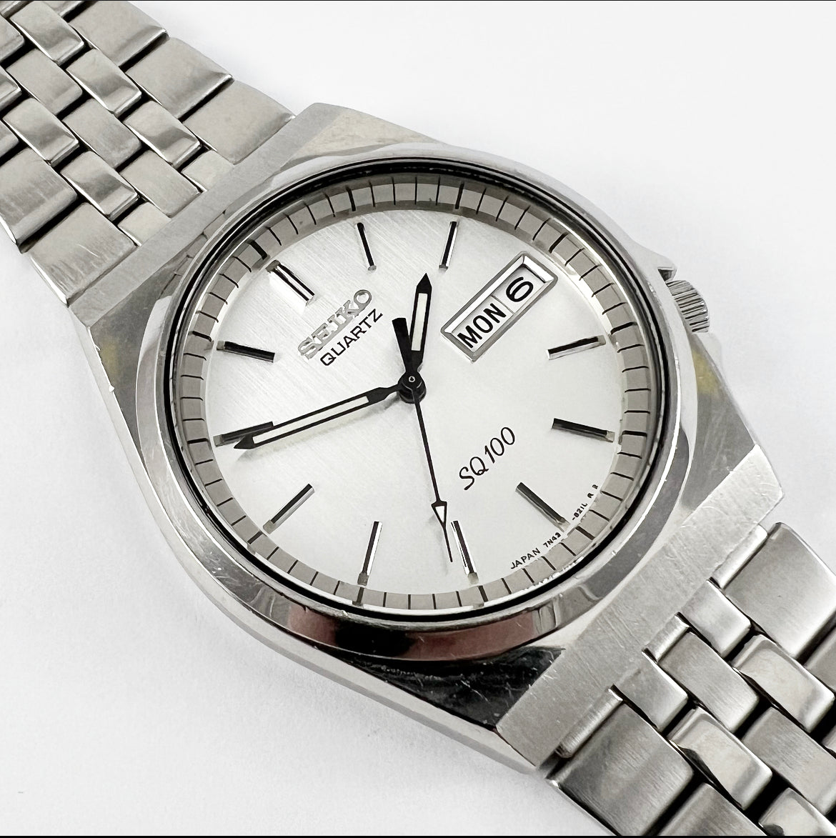 1993 Seiko SQ100 7N43-8140 Quartz – Mornington Watches