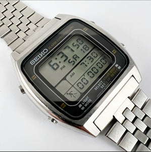 1984 Seiko SQ A714-5000 ‘Running Man’ LCD Quartz Chronograph