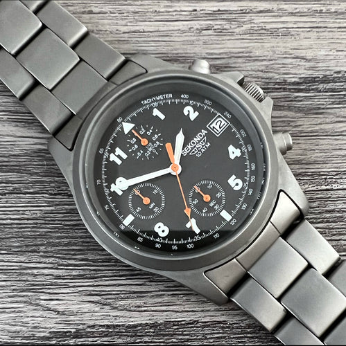 2000s Sekonda Quartz Chronograph