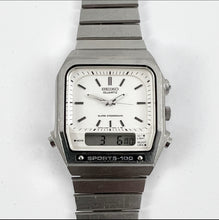 1987 Seiko Sports 100 H461-5020 Quartz Alarm Chronograph