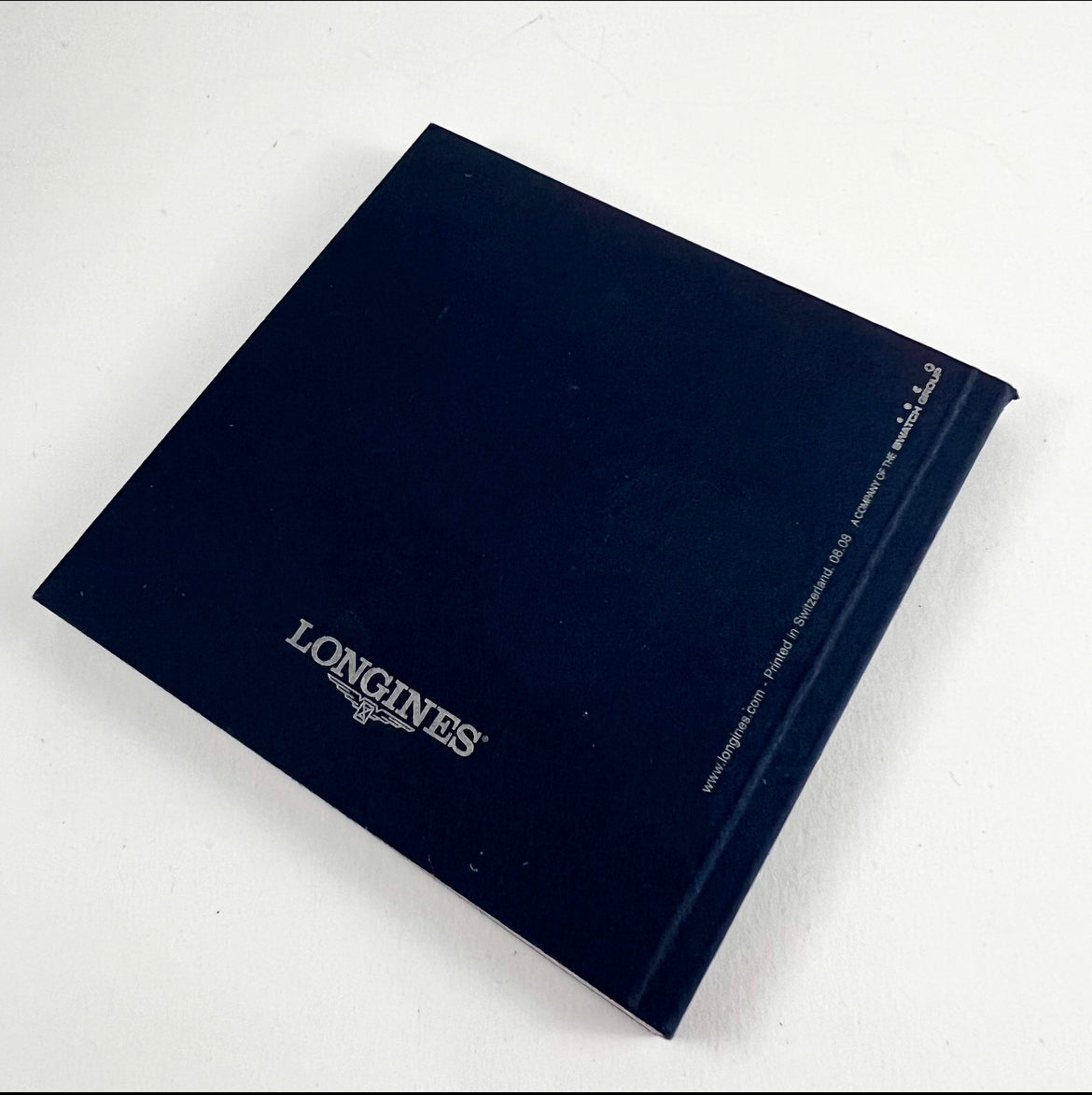 2008 Longines International Warranty Booklet