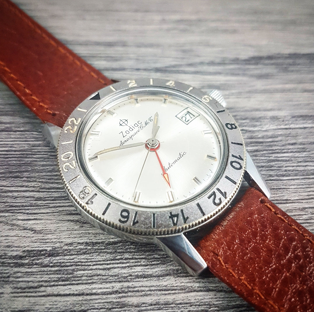 1960s Zodiac Aerospace GMT Automatic 752 925 Mornington Watches