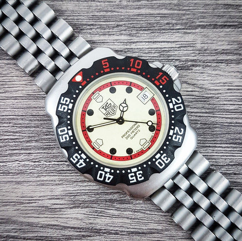 1993 Tag Heuer Professional Formula 1 Quartz Unisex, Full Set Box & Papers