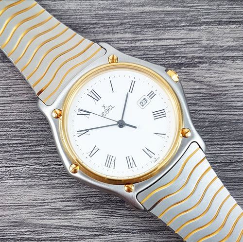 1990s Ebel Sport Classique Quartz Bi-Metal 18ct Gold/St. Steel