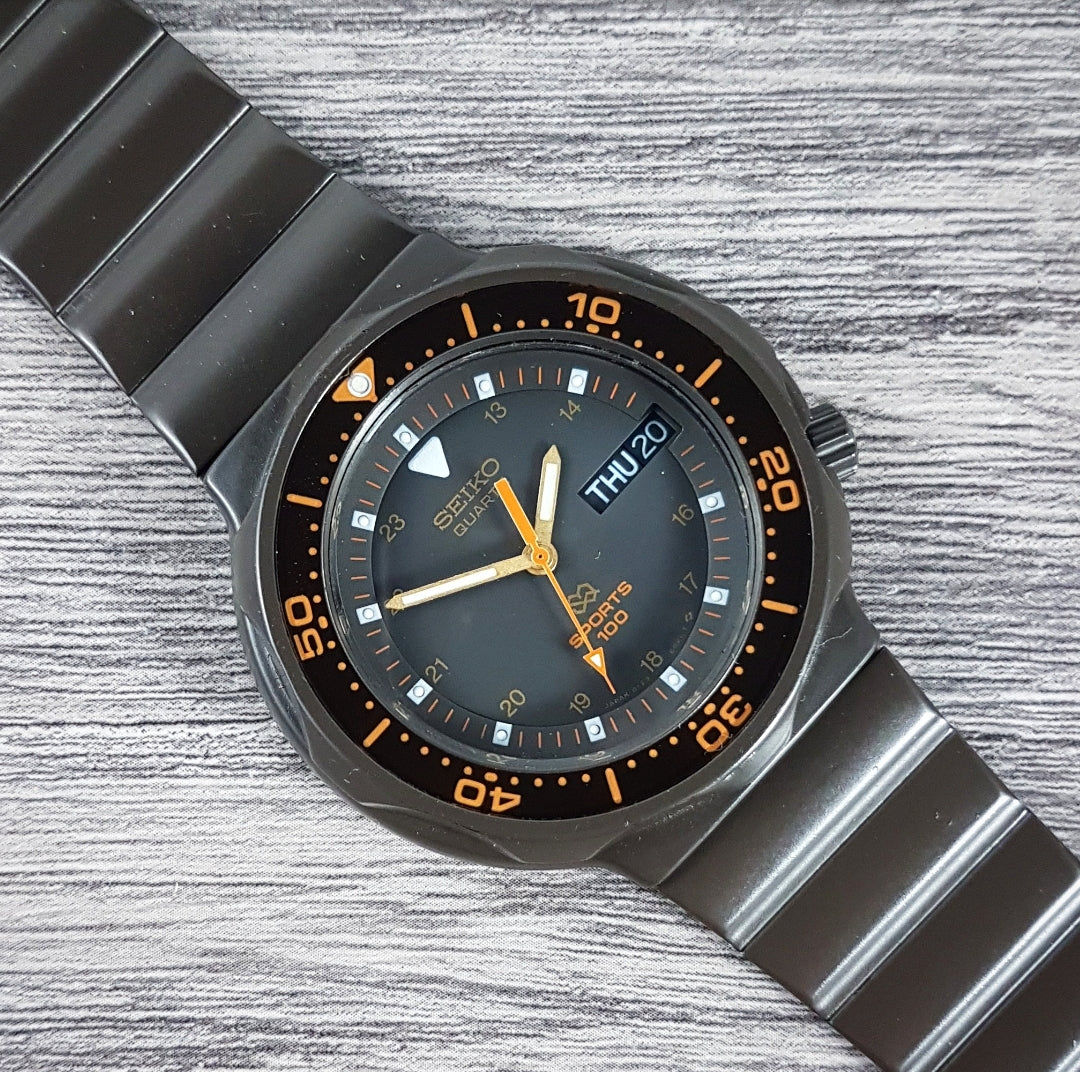 1984 Seiko SQ Sports 100 8123-6280 Quartz – Mornington Watches