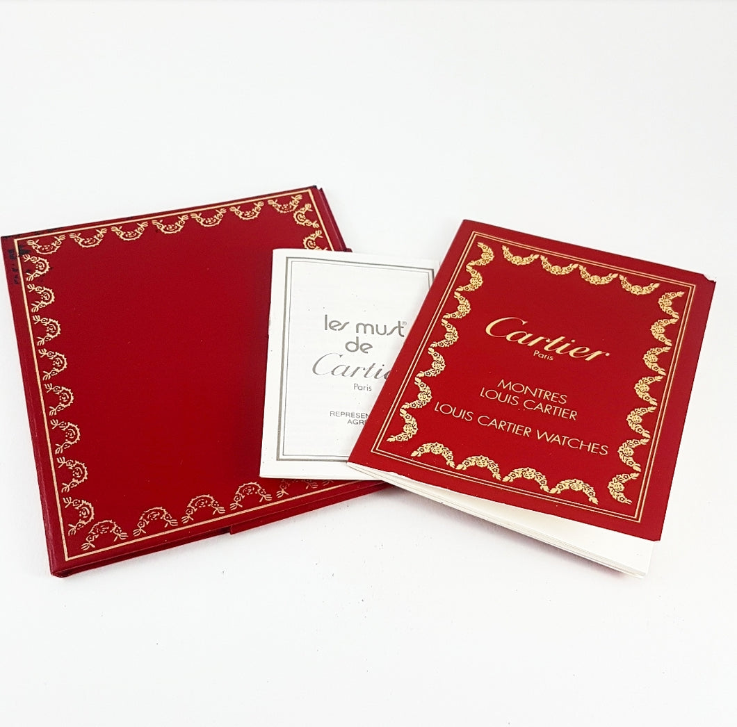 Original Cartier Louis Cartier Watch Instruction Booklets and